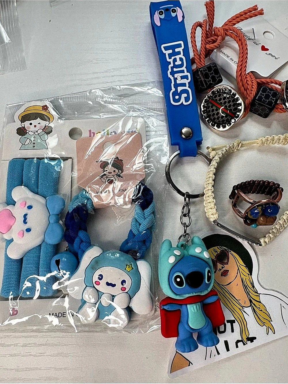 Assorted Accessories Set Blue & Orange NWT